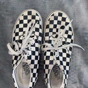 checkered vans